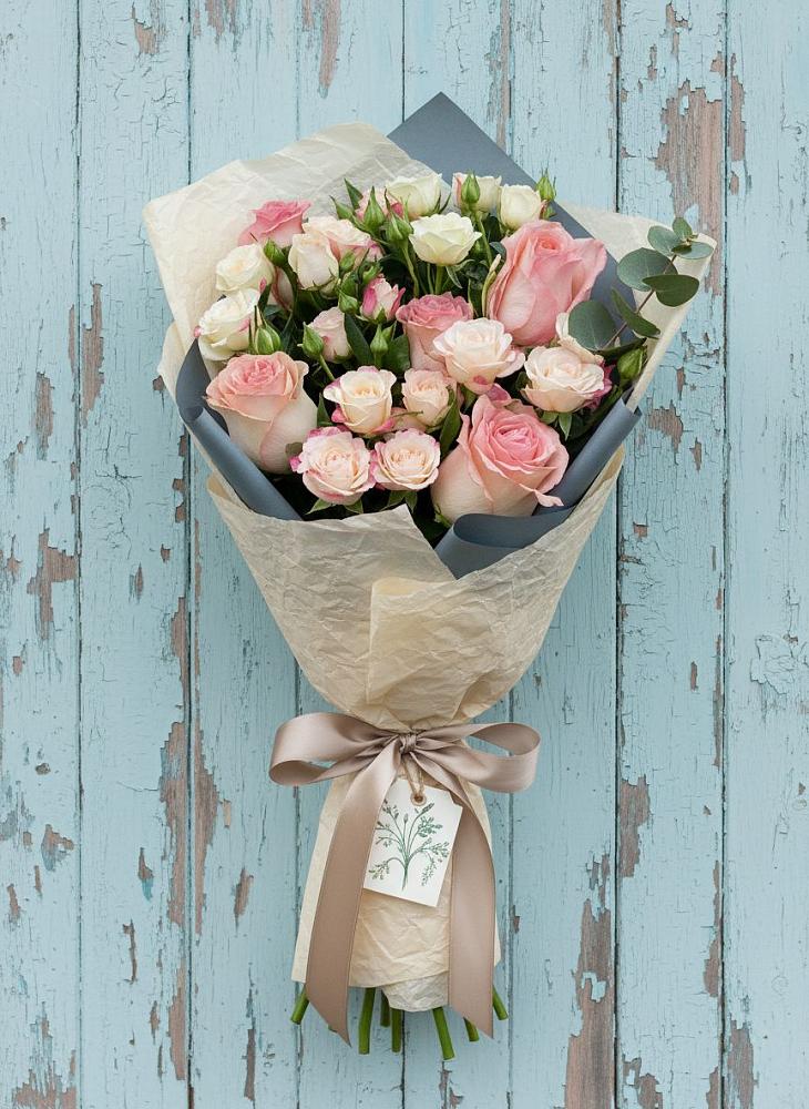 Букет цветов из: Розы в Заплавской