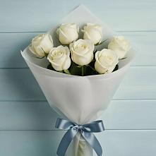 Букет 7 Белых роз Эдлесс Лав #REPLACE_PRED# Заплавской