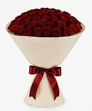 Букет 101 Бордовая роза Блэк Бакарра в Заплавской