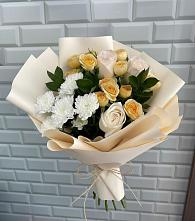 Букет цветов из:  Розы и Хризантемы в Заплавской