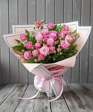 Букет Розовый кустик в Заплавской