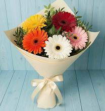 Букет цветов из:  Герберы в Заплавской