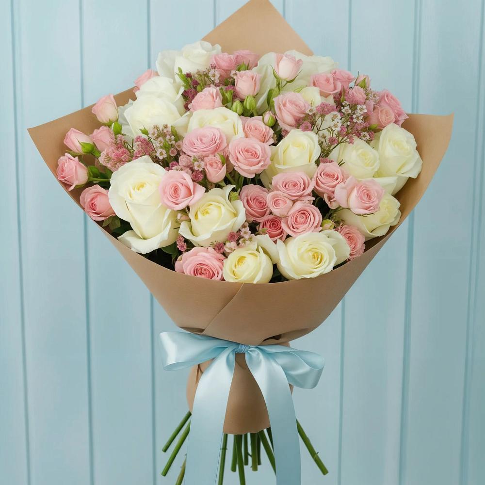 Букет цветов из: Розы в Заплавской