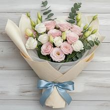 Букет цветов из:  Лизиантусы в Заплавской