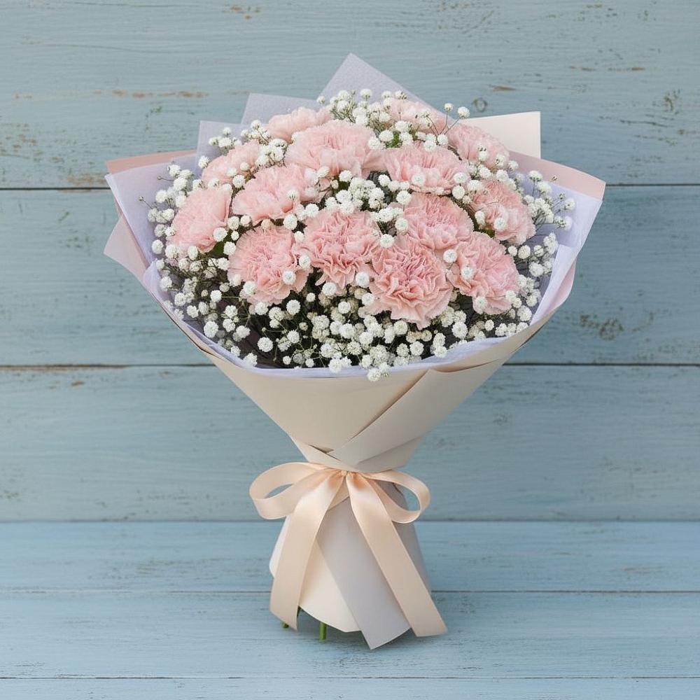 Букет цветов из: Гвоздики в Заплавской