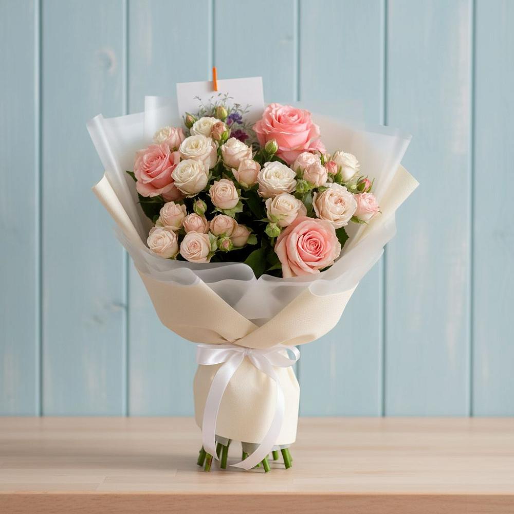 Букет цветов из: Розы в Заплавской