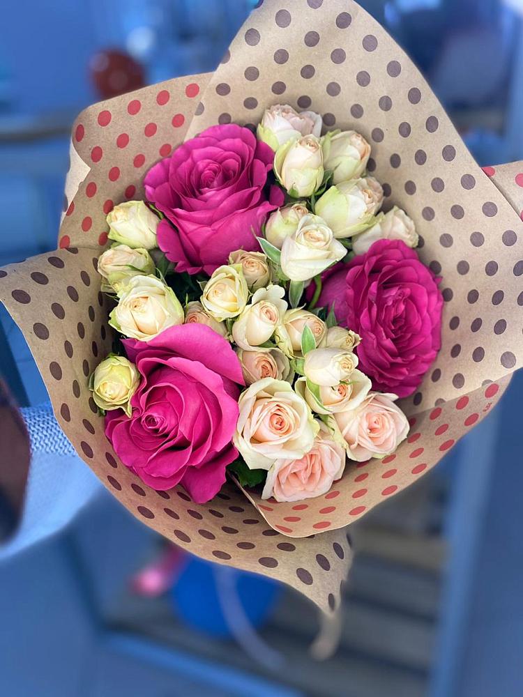 Букет цветов из: Розы в Заплавской