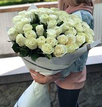 Букет 35 Белых роз #REPLACE_PRED# Заплавской