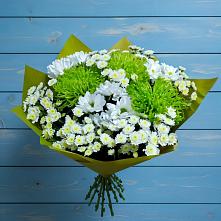 Букет цветов из:  Хризантемы #REPLACE_PRED# Заплавской