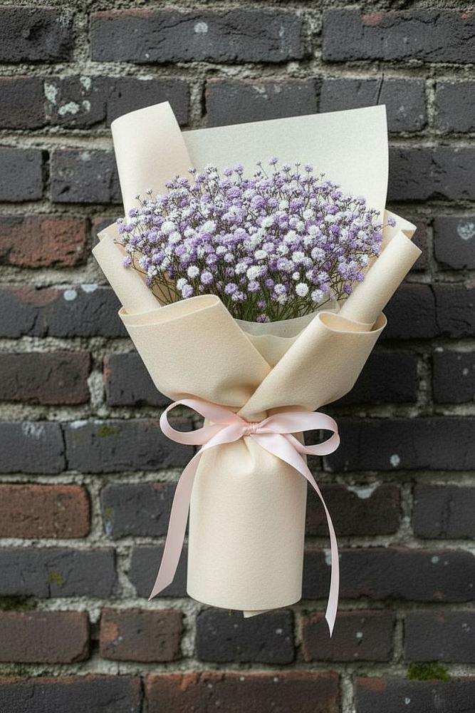 Букет цветов из: Гипсофила в Заплавской