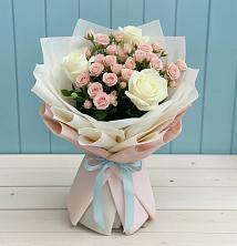Букет цветов из:  Розы в Заплавской