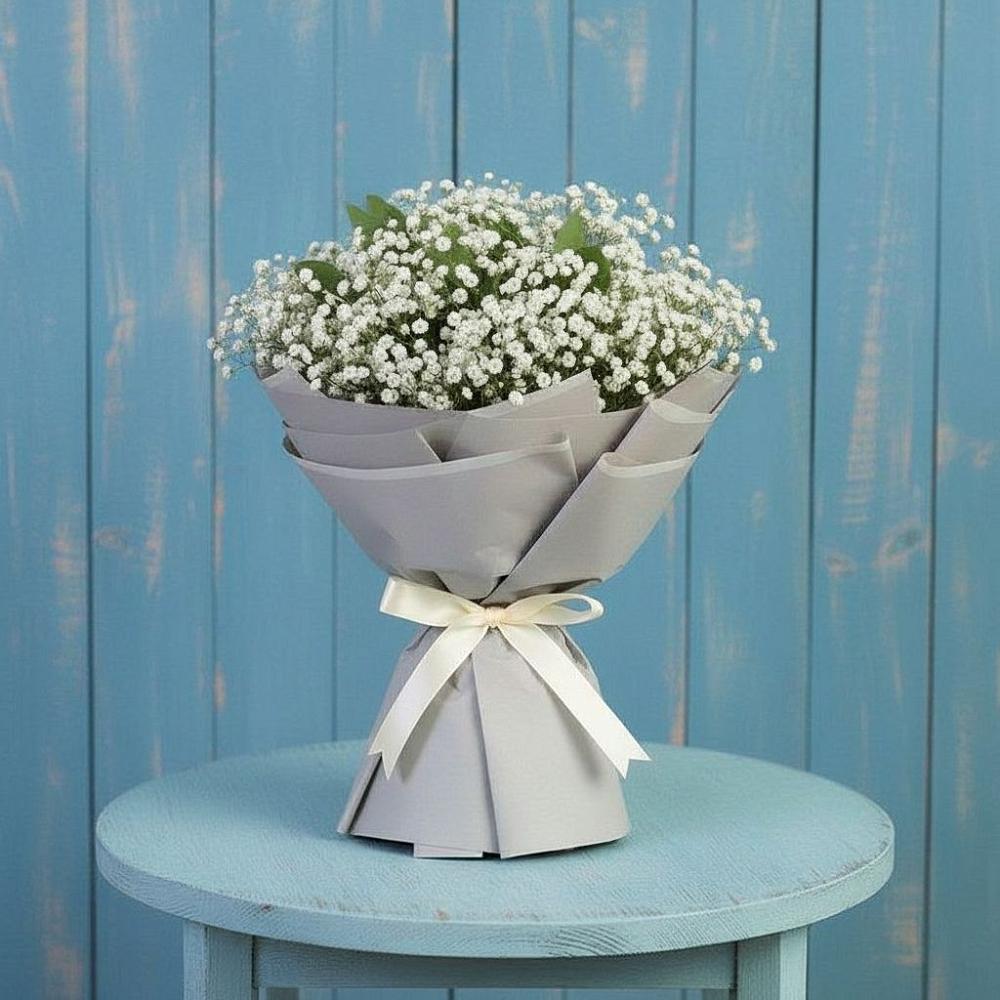 Букет цветов из: Гипсофила в Заплавской