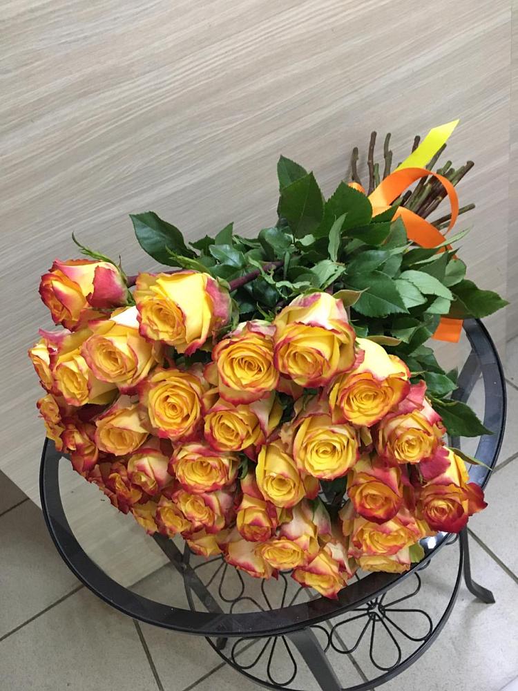 Букет Желтые розы в Заплавской