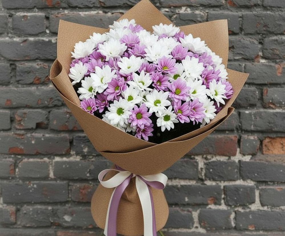Букет цветов из: Хризантемы в Заплавской