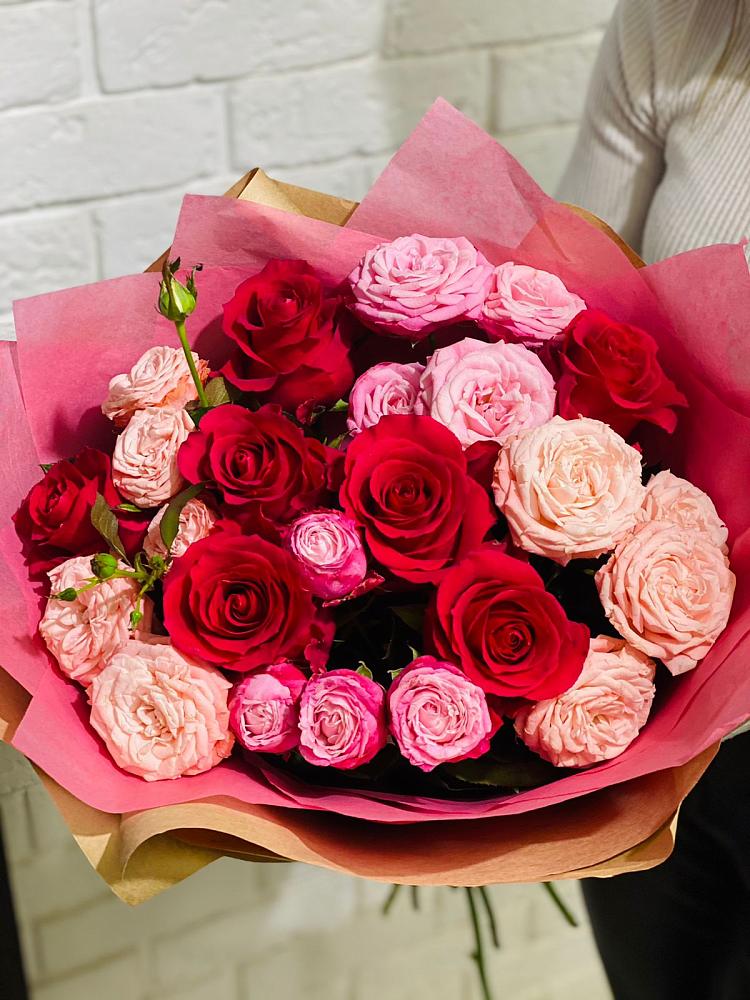 Букет цветов из: Розы в Заплавской