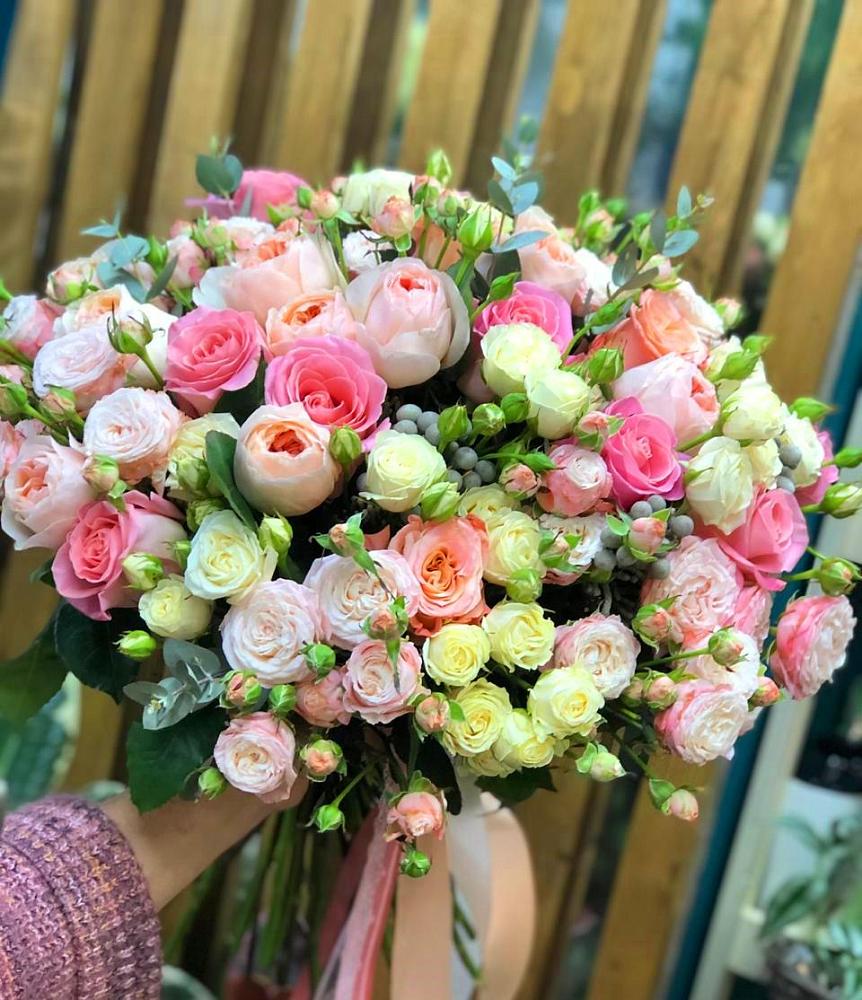 Букет цветов из: Розы в Заплавской