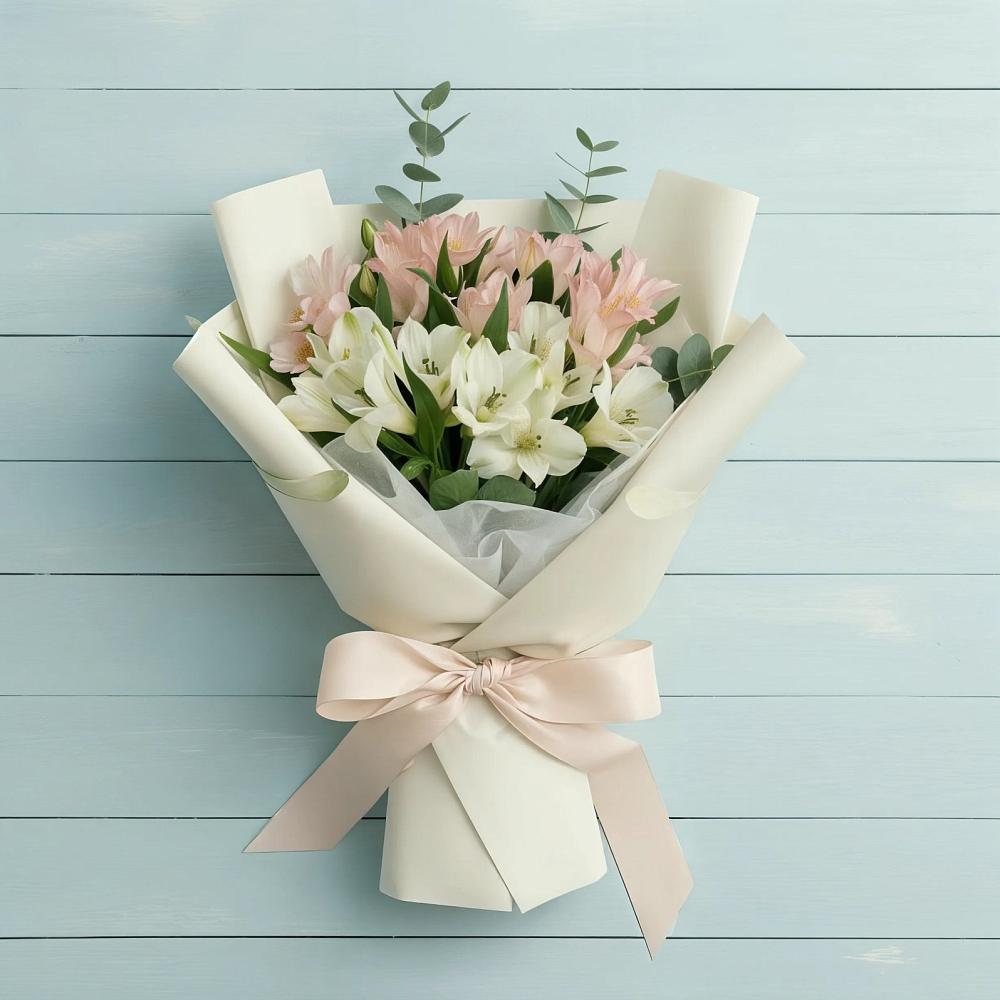 Букет цветов из: Альстромерии в Заплавской