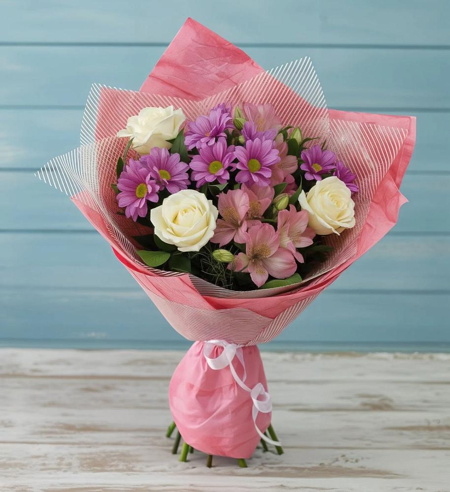 Букет цветов из: Герберы в Заплавской