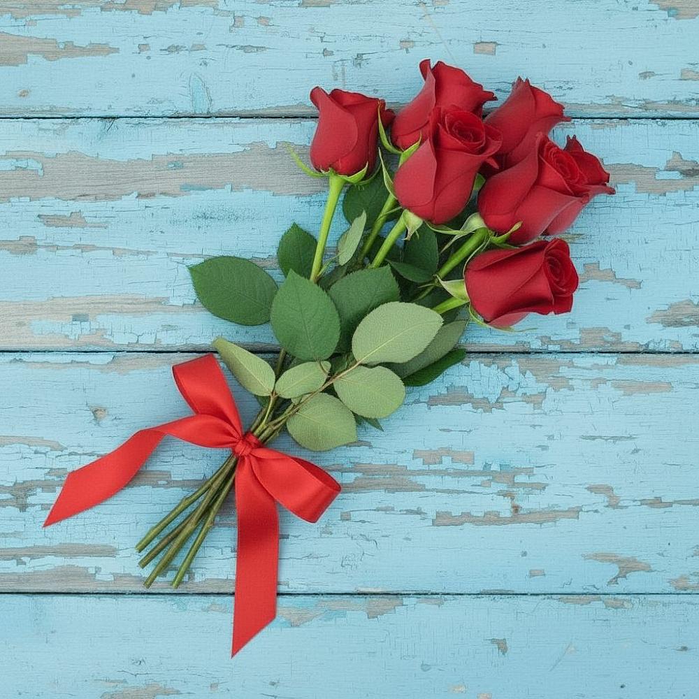Букет Красные розы в Заплавской