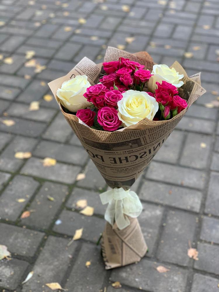 Букет цветов из: Розы в Заплавской