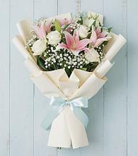 Букет цветов из:  Лилии в Заплавской