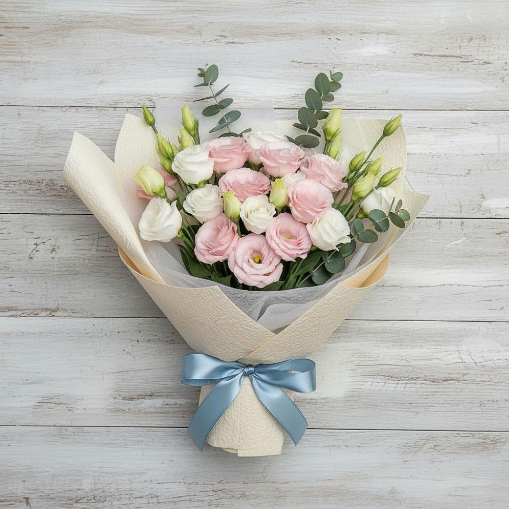 Букет цветов из: Лизиантусы в Заплавской